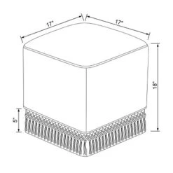 Westchester Fringe Cube - Threshold™ Designed With Studio McGee 9 Westchester Fringe Cube - Threshold™ Designed With Studio McGee -Threshold GUEST e62a4ff7 76f6 4b24 887f f28aab6e03a5