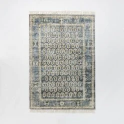 Lost Creek Printed Paisley Rug Blue - Threshold™ Designed With Studio McGee 7 Lost Creek Printed Paisley Rug Blue - Threshold™ Designed With Studio McGee -Threshold GUEST e8e94a54 2263 4993 84d8 d4a216f28ff8