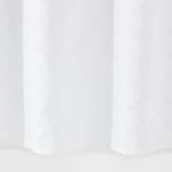 Dyed Clipped Diamond Shower Curtain White - Threshold™ 5 Dyed Clipped Diamond Shower Curtain White - Threshold™ -Threshold GUEST e9083fa3 4dae 4049 a274 c3e218597b3c