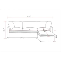 4pc Allandale Modular Sectional Sofa Set Gray - Threshold™ -Threshold GUEST e98f9434 244c 4a06 a88e b03b6016a2f1