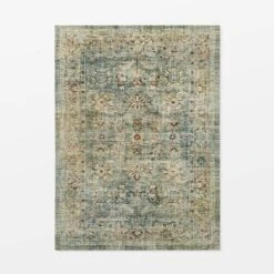 Ledges Digital Floral Print Distressed Persian Rug Green - Threshold™ Designed By Studio McGee 11 Ledges Digital Floral Print Distressed Persian Rug Green - Threshold™ Designed By Studio McGee -Threshold GUEST eafd3dca 0c26 4adc 8ff9 086ab3b619ea