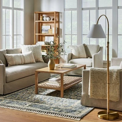 Lost Creek Printed Paisley Rug Blue - Threshold™ Designed With Studio McGee 1 Lost Creek Printed Paisley Rug Blue - Threshold™ Designed With Studio McGee