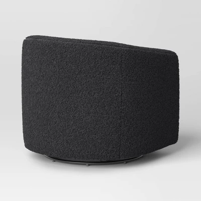 Aveline Large Scale Faux Shearling Swivel Chair - Threshold™ 3 Aveline Large Scale Faux Shearling Swivel Chair - Threshold™ - Image 3