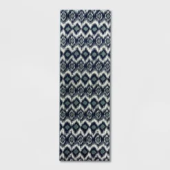 Ikat Outdoor Rug Blue - Threshold -Threshold GUEST ee633b16 8702 4ad3 af94 fbe321a29a97