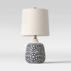 Assembled Ceramic Table Lamp Blue - Threshold™ -Threshold GUEST eebdc7b4 b4c2 498c 8aa2 5c9883583dfe