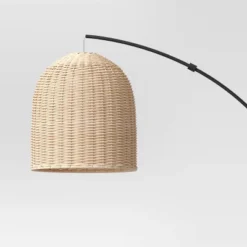 Addison Arc Floor Lamp With Natural Rattan Shade - Threshold™ 7 Addison Arc Floor Lamp With Natural Rattan Shade - Threshold™ -Threshold GUEST f0a65e9b 915e 44cf b86d b7a12da8e8a2