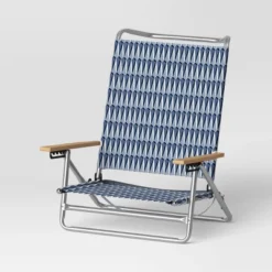 5 Position Beach Chair With Aluminum Frame & Wood Arms - Threshold™ 15 5 Position Beach Chair With Aluminum Frame & Wood Arms - Threshold™ -Threshold GUEST f0ffb973 9fe5 4b27 a4dc 31a9ae2eef17