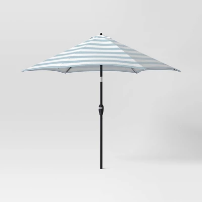 9'x9' Market Patio Umbrella - Black Pole - Threshold™ 11 9'x9' Market Patio Umbrella - Black Pole - Threshold™ - Image 11