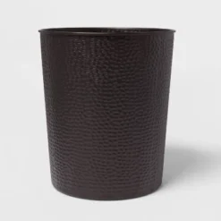 Solid Hammered Wastebasket - Threshold 9 Solid Hammered Wastebasket - Threshold -Threshold GUEST f2c019f4 1e46 42ac 9b22 abbc60b18472