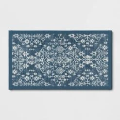 Vintage Print Comfort Rug Blue - Threshold™ 8 Vintage Print Comfort Rug Blue - Threshold™ -Threshold GUEST f437994b 06fa 4df6 84f2 e90cb16dba7b