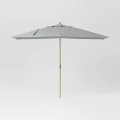 10'x6' Rectangular Market Patio Umbrella - Light Wood Pole - Threshold™ 35 10'x6' Rectangular Market Patio Umbrella - Light Wood Pole - Threshold™ -Threshold GUEST f5207d19 b112 42c3 9b2a 2cb4b691976e