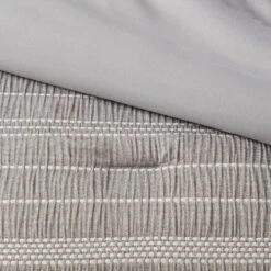 12pc Chambray Matelasse Stripe Comforter & Sheet Bedding Set Gray - Threshold™ 12 12pc Chambray Matelasse Stripe Comforter & Sheet Bedding Set Gray - Threshold™ -Threshold GUEST f59e7d48 b0ee 4ce0 8269 0dd68763ac49
