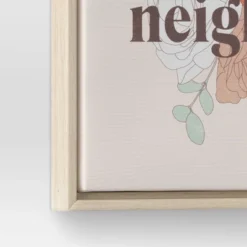 12" X 12" Love The Neighbor By Chantell Marlow Framed Wall Canvas - Threshold™ 5 12" X 12" Love The Neighbor By Chantell Marlow Framed Wall Canvas - Threshold™ -Threshold GUEST f6778f82 5040 4719 a2f7 5911117e7a42