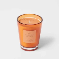 Colored Vase Glass With Dustcover Mandarin & Guava Candle Orange - Threshold™ 13 Colored Vase Glass With Dustcover Mandarin & Guava Candle Orange - Threshold™ -Threshold GUEST f690da26 0feb 4a9d 8634 caaa1172c9d3