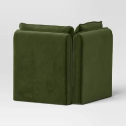 Haven Velvet Modular French Seam Corner Sofa Dark Green - Threshold™ -Threshold GUEST f79faefa 5ec5 42cf 8301 33bd5169fd5e