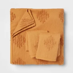 Tufted Diamond Crinkle Duvet Cover & Sham Set - Threshold™ -Threshold GUEST f7e358d4 ca2b 4b81 8713 df8fd101b473