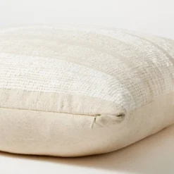 Oversized Woven Striped Square Throw Pillow Cream/Brown - Threshold™ Designed With Studio McGee -Threshold GUEST fba40d82 9a25 42b2 8e38 1cf726bed61d