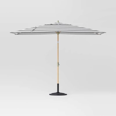 10'x6' Rectangular Market Patio Umbrella - Light Wood Pole - Threshold™ 10 10'x6' Rectangular Market Patio Umbrella - Light Wood Pole - Threshold™ - Image 10
