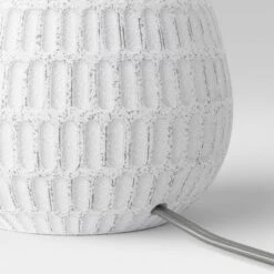 Ceramic Textured Table Lamp Base White - Threshold™ -Threshold GUEST fc9f4ede e288 4863 a616 ae078ed887a0