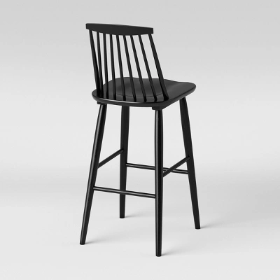 Harwich High Back Windsor Barstool Black - Threshold™ 3 Harwich High Back Windsor Barstool Black - Threshold™ - Image 3