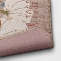 1'8"x2'10" Washable 'Better Together' Accent Rug Tan - Threshold™ -Threshold GUEST fd546fae 3585 4bd6 ab76 c512fcd7f90f