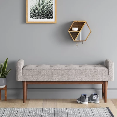 Verken Mid Century Modern Settee Bench - Threshold™ 2 Verken Mid Century Modern Settee Bench - Threshold™ - Image 2